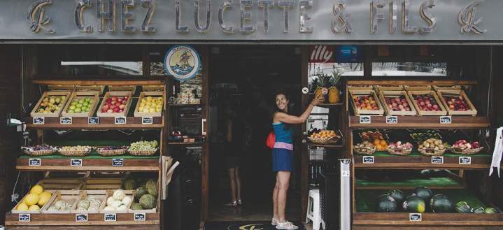 Sale of fruits and vegetables Corsica